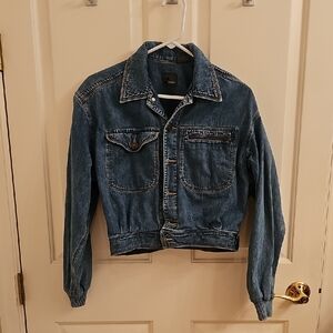 Vintage Women's Blue Denim Jean Jacket
